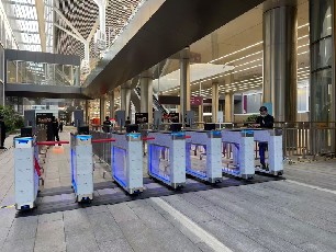 人脸识别门禁通道闸机支持多场景化使用和定制