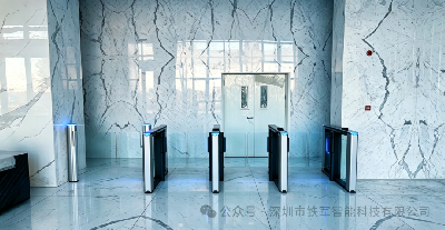 办公楼人脸识别速通门对接访客系统：预约后刷脸直接进入