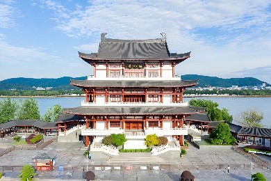长沙地标+新潇湘十景——长沙杜甫江阁
