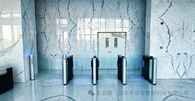 铁军智能闸机生产厂家定制化写字楼速通门：通道宽度、外观材质、识别方式按需打造