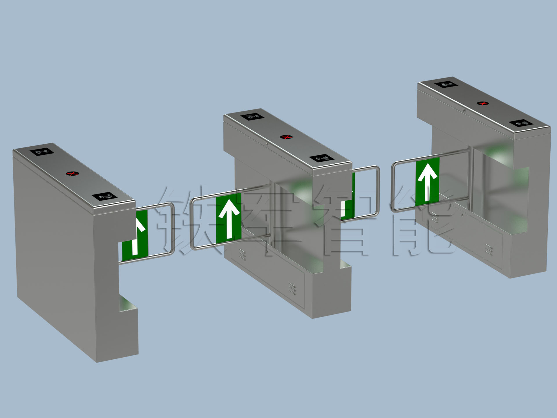 闸机门禁摆闸的系统