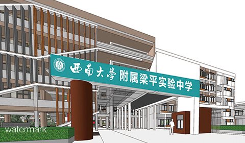 西南大学附属梁平实验中学——智慧校园门禁推送系统一体机项目